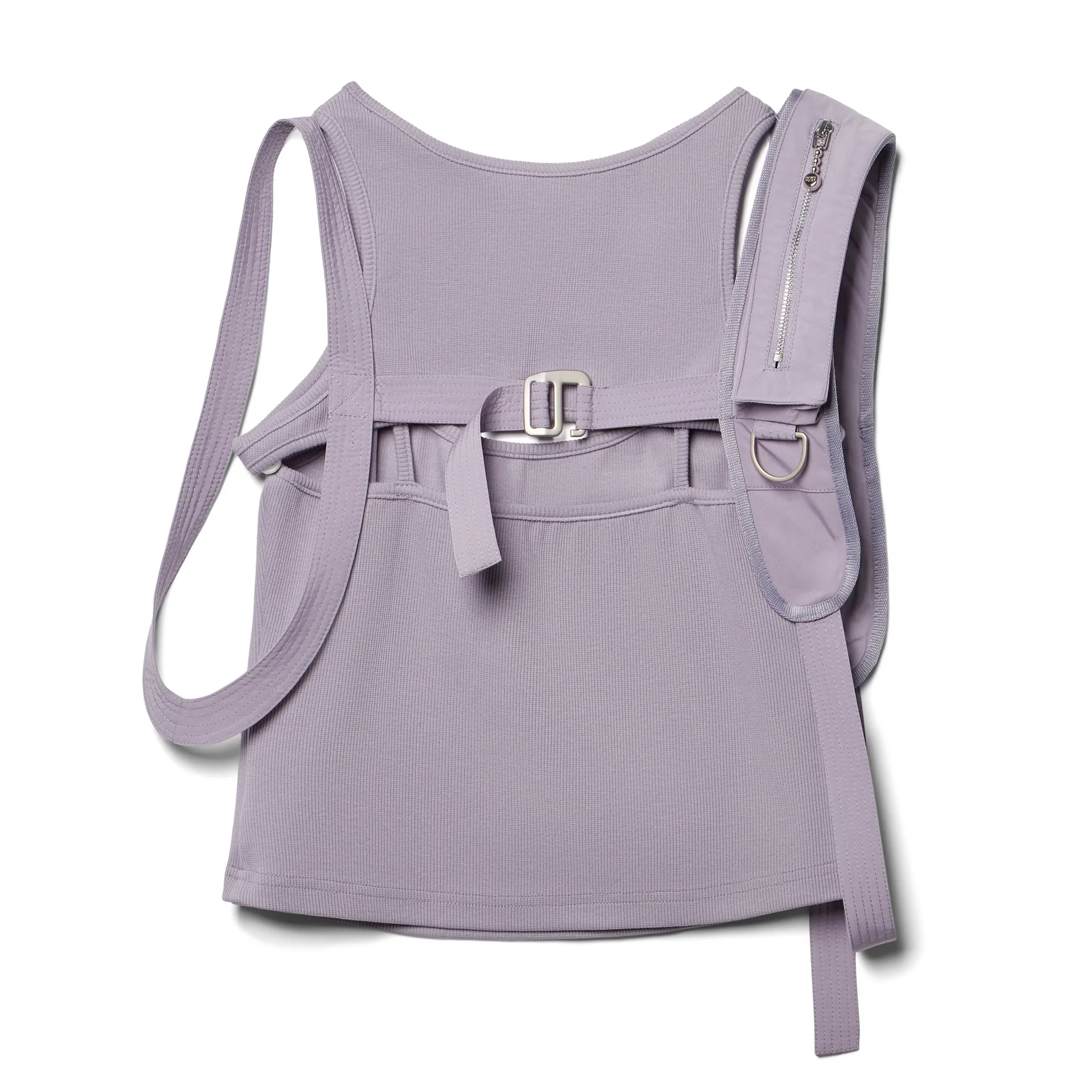 TANK TOP WITH POCKET HARNESS- Lilac