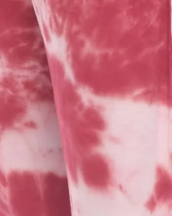 Tie Dye Harem Pants | Red