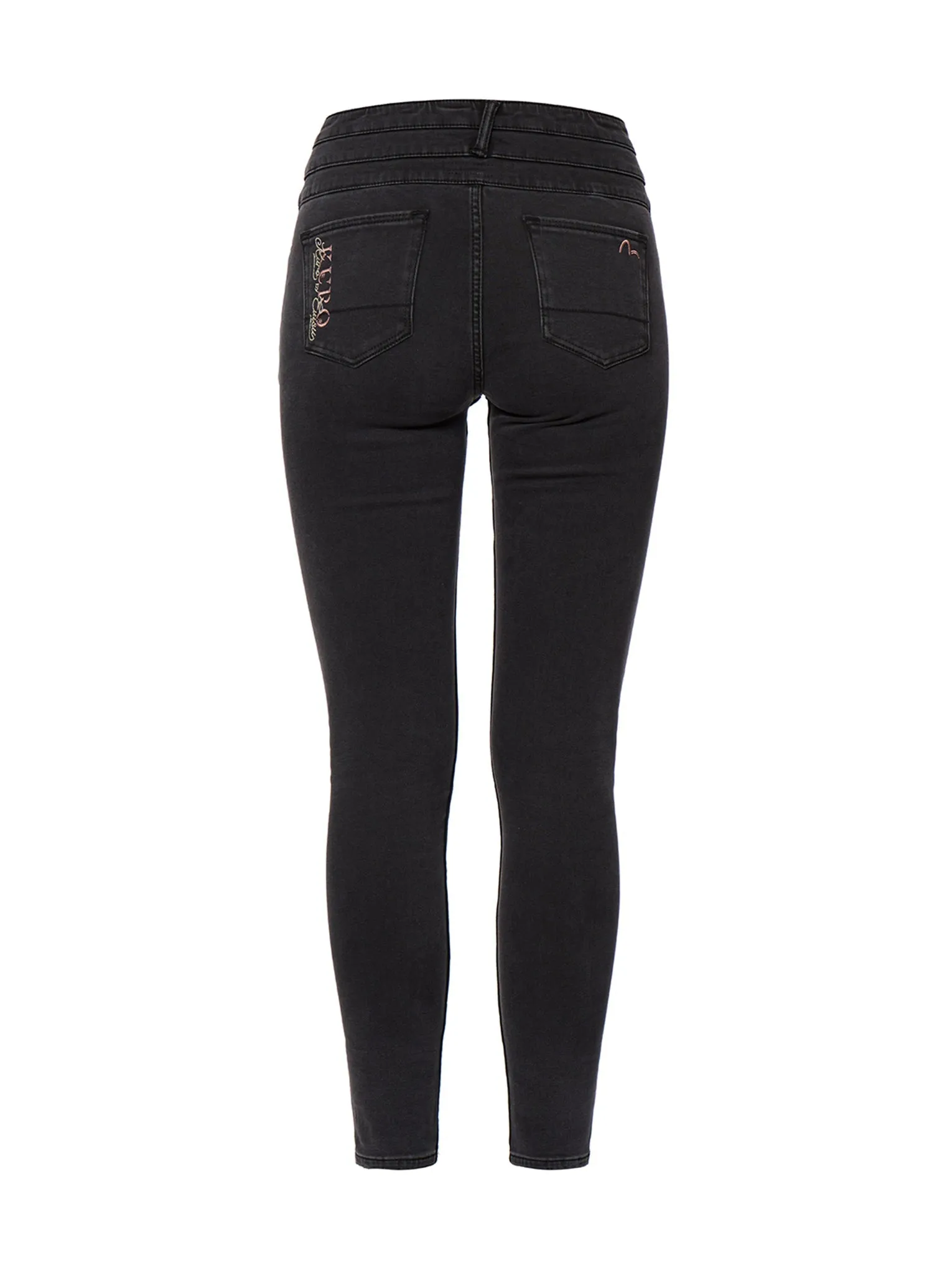 Triple Waistband Super High Waist Skinny Jeans