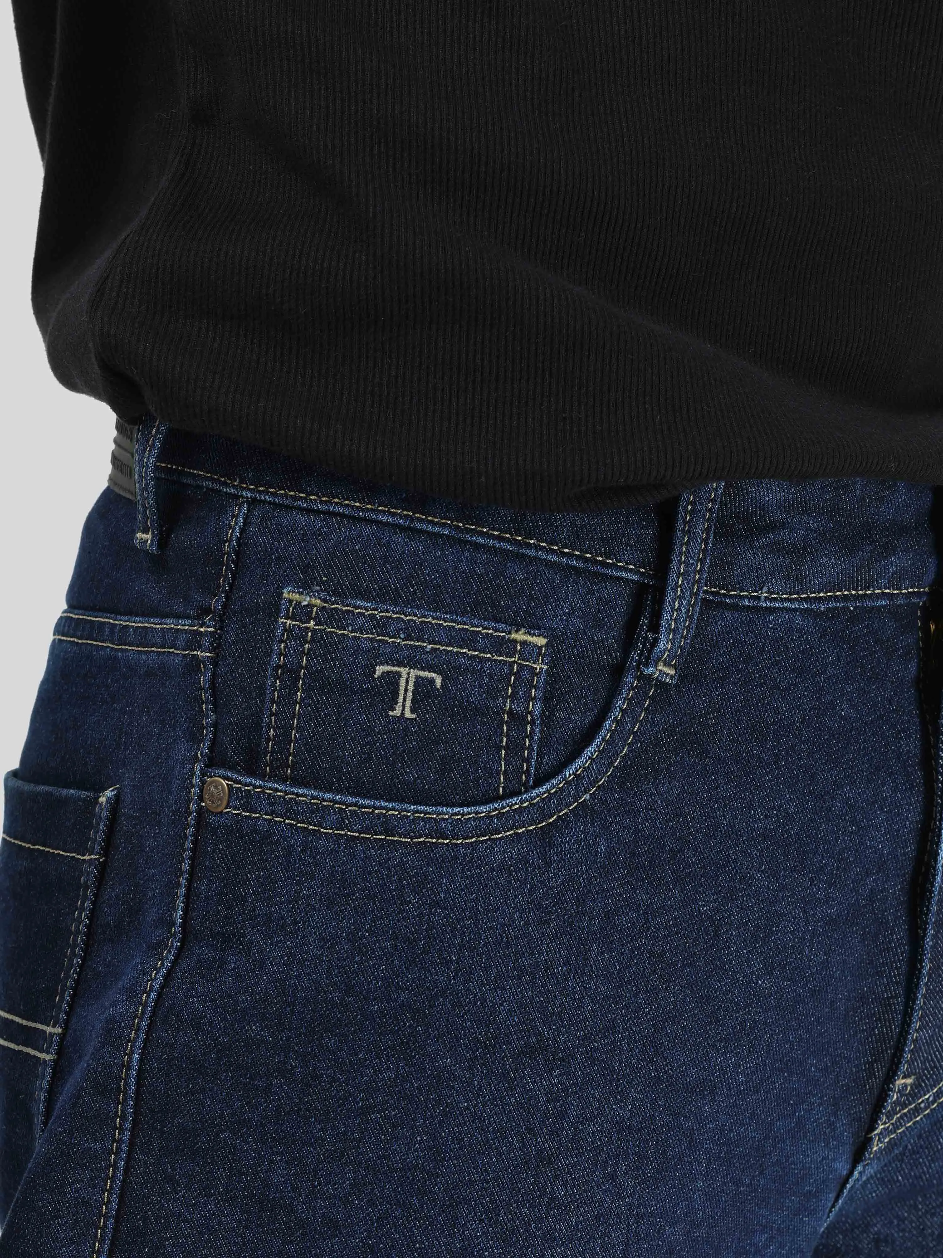 Urban Utility Dark Blue Denim Cargo