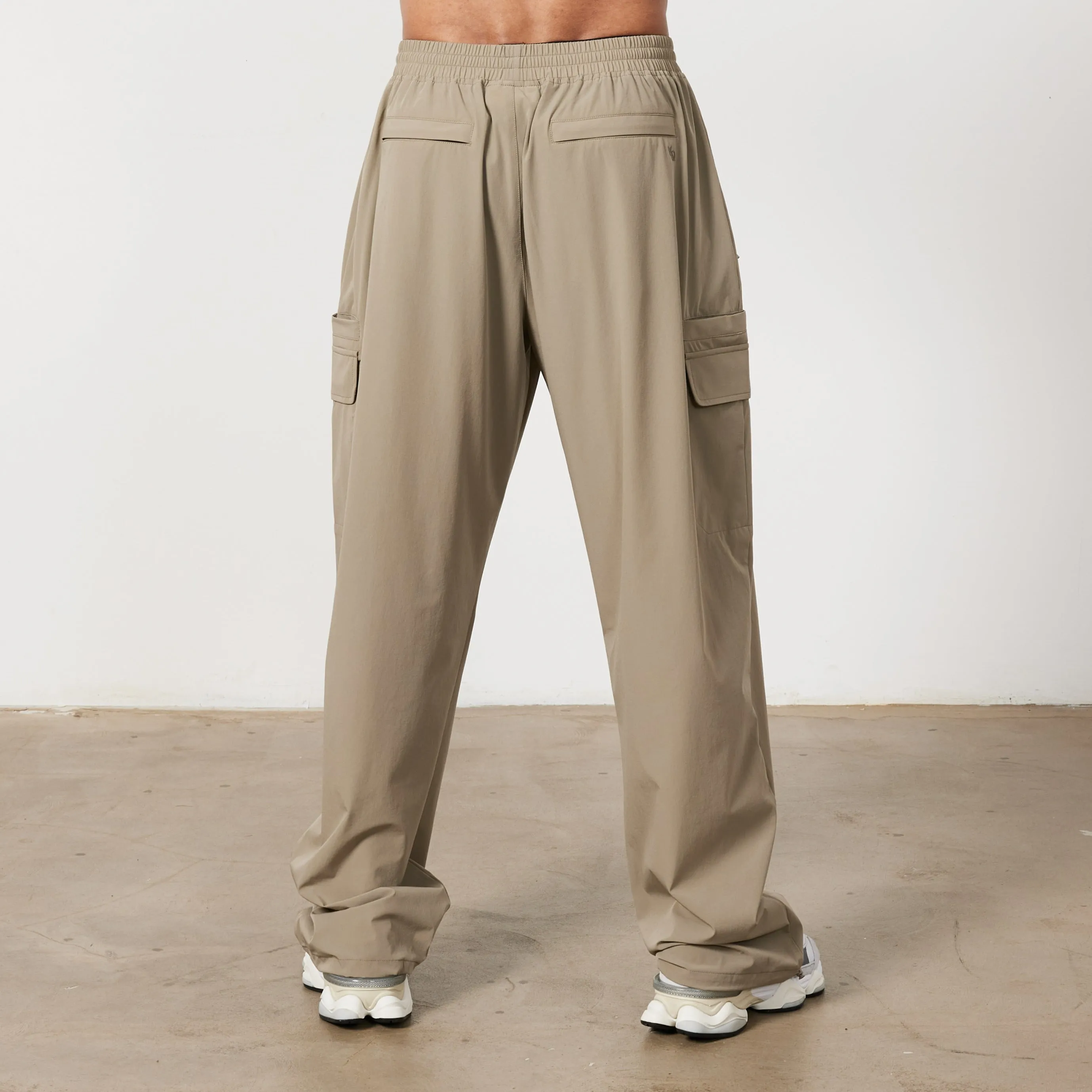 Vanquish Utility Stone Wide Leg Cargo Pants