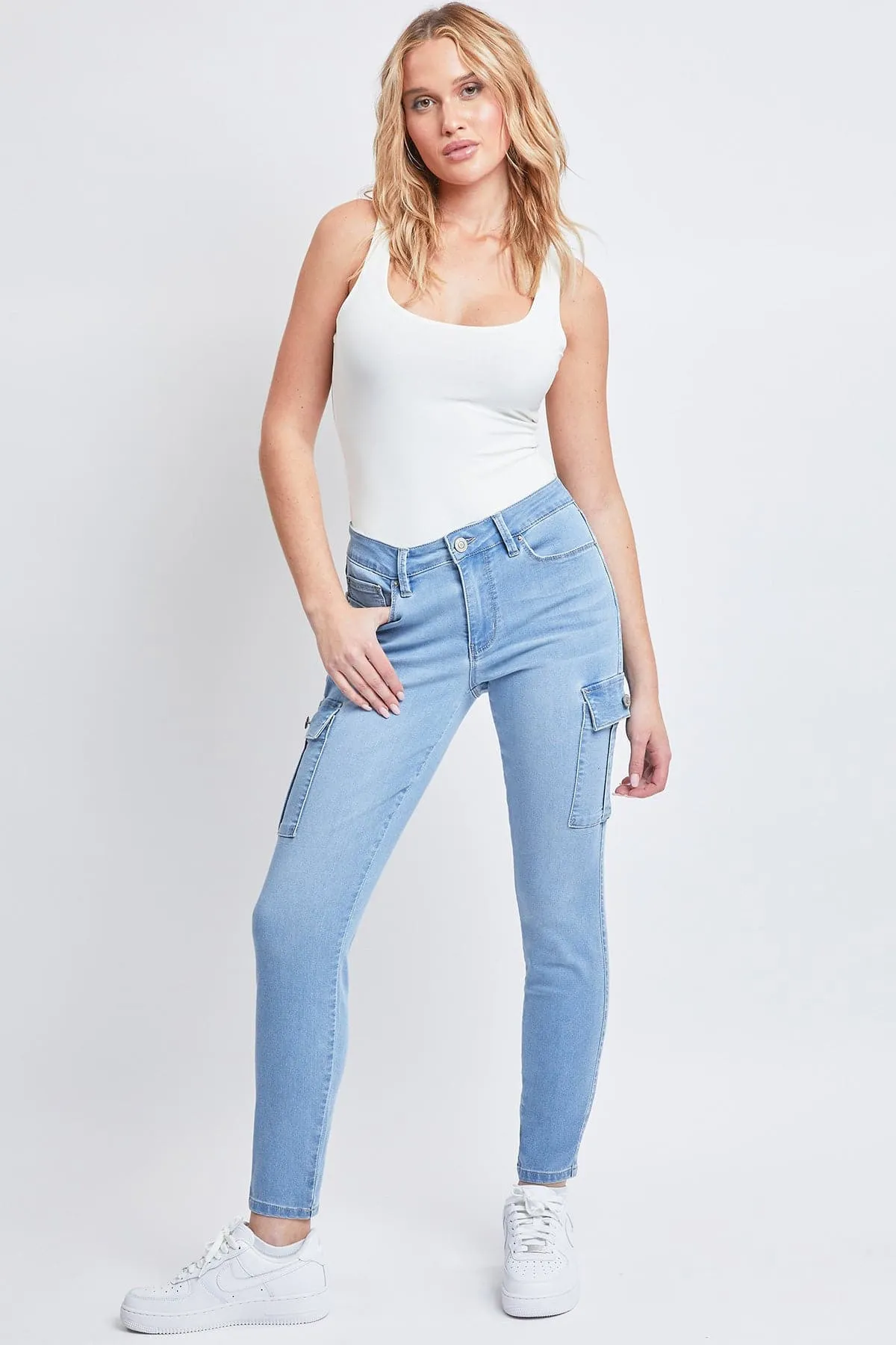 Women's Essential Hyperdenim Skinny Cargo Jeans