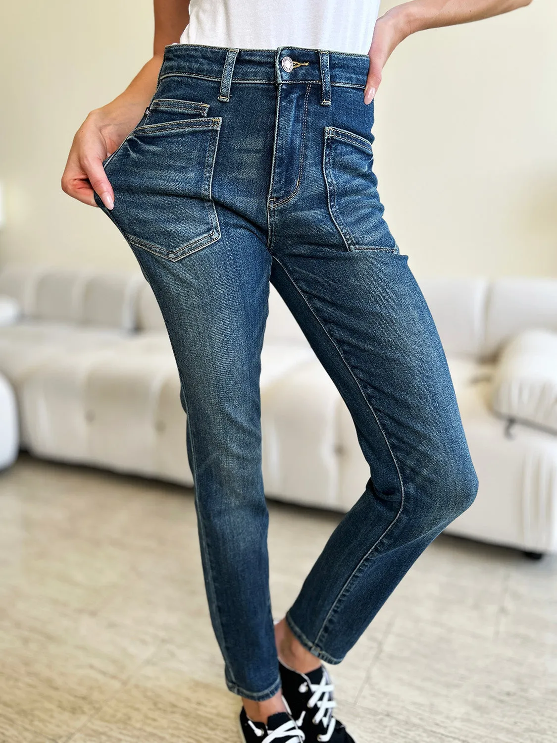 Women's Judy Blue Full Size High Waist Skinny Jeans