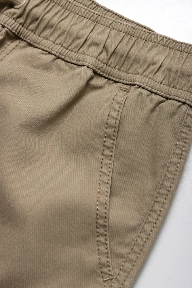 Woven Cargo Shorts Stone